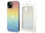 Guess Guhcp15Shdecmi Iphone 15 / 14 / 13 6.1 Wielokolorowy Custodia Rigida Iml Specchio Sfaccettato Disco Iridescente