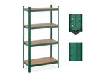 Relaxdays Scaffalatura Pesante Verde A 4 Livelli