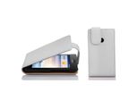 Cadorabo Copertura Protettiva Per Huawei Ascend G330 Custodia In Bianco Flip Case Custodia Del Telefono Cellulare Copertura In Similcuoio