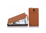 Cadorabo Custodia Protettiva Per Huawei Ascend G610 Custodia In Marrone Flip Case Custodia Del Telefono Cellulare Copertura In Similcuoio