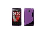 Cadorabo Custodia Protettiva Per Lg L1 Ii Cover In Viola Custodia Del Telefono Cellulare Tpu Custodia In Silicone