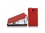 Cadorabo Custodia Protettiva Per Huawei Ascend G610 Custodia In Rosso Custodia Per Telefono Cellulare Flip Case Cover