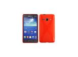 Cadorabo Custodia Per Telefono Cellulare Per Samsung Galaxy Ace 3 In Rosso Cover Tpu Silicone Back Cover Case
