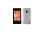 Cadorabo Custodia Per Telefono Cellulare Per Nokia Lumia 620 In Cover Bianca Tpu Silicone Back Cover Case