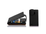 Cadorabo Copertura Protettiva Per Htc Desire 300 Custodia In Nero Flip Case Custodia Del Telefono Cellulare Copertura In Similcuoio