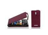 Cadorabo Custodia Protettiva Per Htc Desire 500 Custodia In Viola Flip Case Custodia Del Telefono Cellulare Copertura In Similcuoio