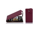 Cadorabo Custodia Protettiva Per Htc Desire 600 Custodia In Viola Flip Case Custodia Del Telefono Cellulare Copertura In Similcuoio