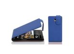 Cadorabo Custodia Protettiva Per Htc Desire 600 Custodia In Blu Flip Case Custodia Del Telefono Cellulare Copertura In Similcuoio