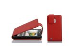 Cadorabo Custodia Protettiva Per Huawei Ascend G700 Custodia In Rosso Flip Case Custodia Del Telefono Cellulare Copertura In Similcuoio