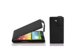 Cadorabo Custodia Protettiva Per Lg L90 (1A Sim) Custodia In Nero Flip Case Custodia Per Telefono Cellulare Cover In Similcuoio
