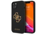 Guess Guhcp13Sls4Ggbk Iphone 13 Mini5,4 Czarny/Nero Custodia Rigida In Silicone 4G Logo