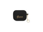 Guess Guaplschsk Airpods Pro Cover Nero/Nero In Silicone Charm Heart Collection