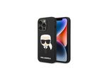 Karl Lagerfeld Klhcp14Lslkhbk Custodia Rigida Per Iphone 14Pro 6,1 Czarny/Nero Silicone Karl's Head