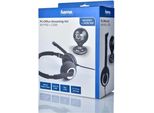 Hama HS-P150 Cuffie Per Lo Streaming, Cuffie Con Microfono, Telecamera Spy Protect 720P, Nero