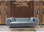 Divano A Tre Posti Lusso Chesterfield 3 Posti Divani Grigio Divani Velluto Nuovo Divano
