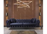 Divano A Tre Posti Lusso Chesterfield 3 Posti Divani Blu Divani Velluto Nuovo Divano