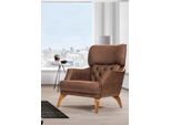 Lusso Poltrona Monoposto Divano Tappezzeria Mobili Chesterfield Desing Divano Pelle Nuovo