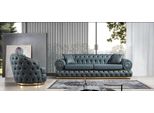 Set Di Divani 3+1 Posti Set Di Divani In Pelle Poltrone Di Lusso Chesterfield