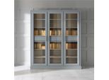 Libreria Libreria Scaffale Ufficio Libreria A Muro Design Legno Grigio Nuovo