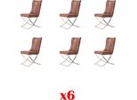 Sedia 6X Sala Da Pranzo Club Sedie Poltrona Legno Lounge Design Mobili Sedia Imbottita Nuovo
