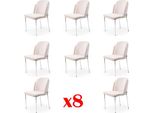 Set Di Sedie Di Lusso In Stile Italiano 8X Sedie Sala Da Pranzo Set Di Poltrone