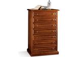 Mobili Italiani Mobile Alto Con Cassetti Credenza Cassettiera In Legno Nuovo