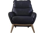 Poltrona Di Lusso Design Moderno Arredo Soggiorno Colore Nero Stile Novità