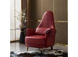 Poltrona Design Divano Divano Relax Pelle Lounge Lusso Televisione Club Tappezzeria Sedile