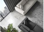 Divano A Tre Posti Divani A 3 Posti Design Moderno Bianco Tessuto Poliestere Nuovo