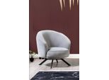 Poltrona Grigia In Tessuto Salotto Sedute Mobili Imbottitura Poltrona Moderna Cocktail