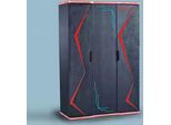 Armadio Nero Armadio Mobili Armadi Camera Dei Bambini Legno 131X60X200