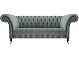 Soggiorno Divano Di Lusso Arredamento Chesterfield Tessile Grigio Divano A Tre Posti