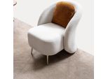 Poltrona Design Bianco Divano Divano A Seduta Lusso Nuovo Relax Lounge Club Tappezzeria Mobili