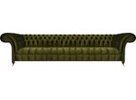 Soggiorno Divano Di Lusso A Quattro Posti Divano Moderno Verde Divani Tessile Chesterfield