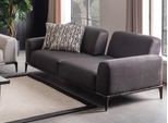 Divano 3 Posti Marrone Divani Stile Salotto Di Lusso Design Moderno Tappezzeria