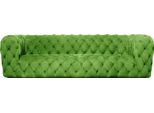 Divano A Quattro Posti Divano Soggiorno Moderno Verde Sedute Mobili Tessuto Chesterfield