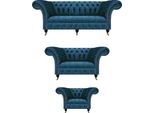 Set Di Divani Di Design Set Completo Di Divani Chesterfield Moderni Da 3 Pezzi Mobili Per Sedersi