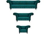 Divano Chesterfield Verde Divano Completo Di Design Moderno Set Di Divani Soggiorno