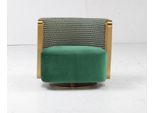 Poltrona Divano Tappezzeria Designer Tessile 1 Posto Tappezzeria Seduta Divano Monoposto