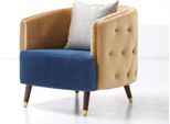 Poltrona Divano Tappezzeria Designer Tessile 1 Seduta Tappezzeria Seduta Divano Monoposto Nuovo