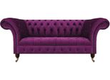 Divano Chesterfield Di Lusso Con Sedute Viola Divano A Tre Posti Arredamento Tessile