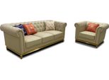 Set Di Divani Classici Di Lusso Chesterfield 3+2+1 Posti Mobili Imbottiti Divani Nuovi