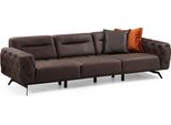 Divano Chesterfield A Quattro Posti Marrone Divano A 4 Posti Imbottito Divano In Tessuto