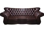 Divano Chesterfield In Pelle Divano A Tre Posti Salotto Arredamento Di Lusso