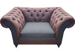 Poltrona Di Lusso In Pelle Soggiorno Marrone Mobili Imbottiti Chesterfield