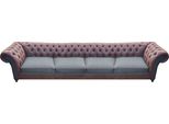 Divano Chesterfield Marrone Divano A Quattro Posti In Pelle Arredamento Per Il Soggiorno