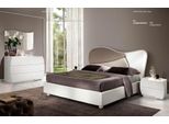 Letto Matrimoniale Di Lusso Letto Matrimoniale Bianco In Pelle Legno Design Moderno Nuovo