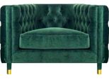 Mobili Di Design Poltrona Verde Tessile Chesterfield Sedute Mobili Imbottiti Mobili Soggiorno