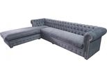 Velluto Divano Angolare Chesterfield Tessuto Tessuto Divano Angolare Divano Imbottito Divano Angolare Suite