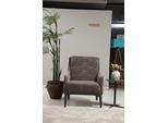 Poltrona Wing Chair In Tessuto Poltrona Poltrona Monoposto In Tessuto Grigio Imbottitura Mobili